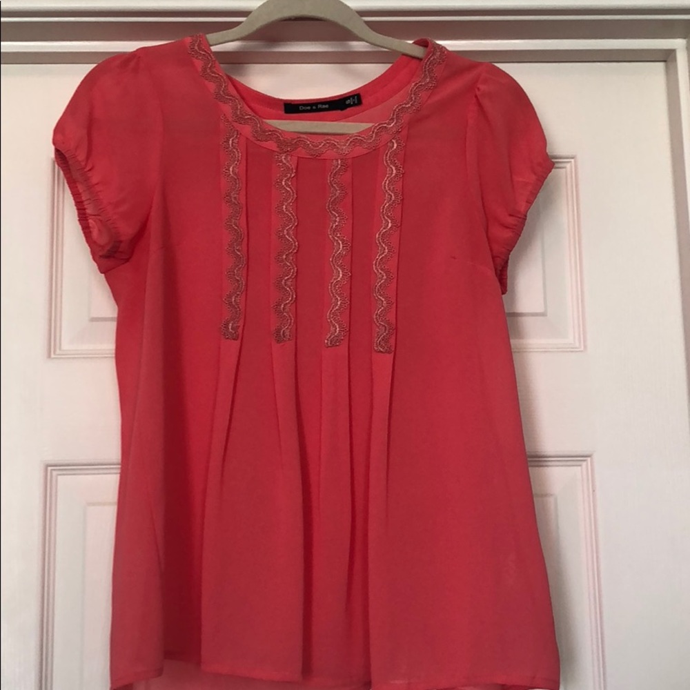 Pretty coral shirt